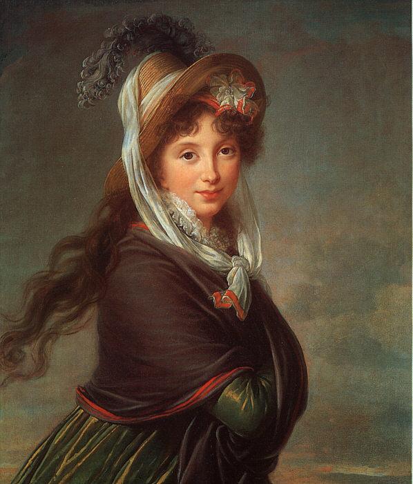 Elisabeth LouiseVigee Lebrun Portrait of a Young Woman-p Sweden oil painting art